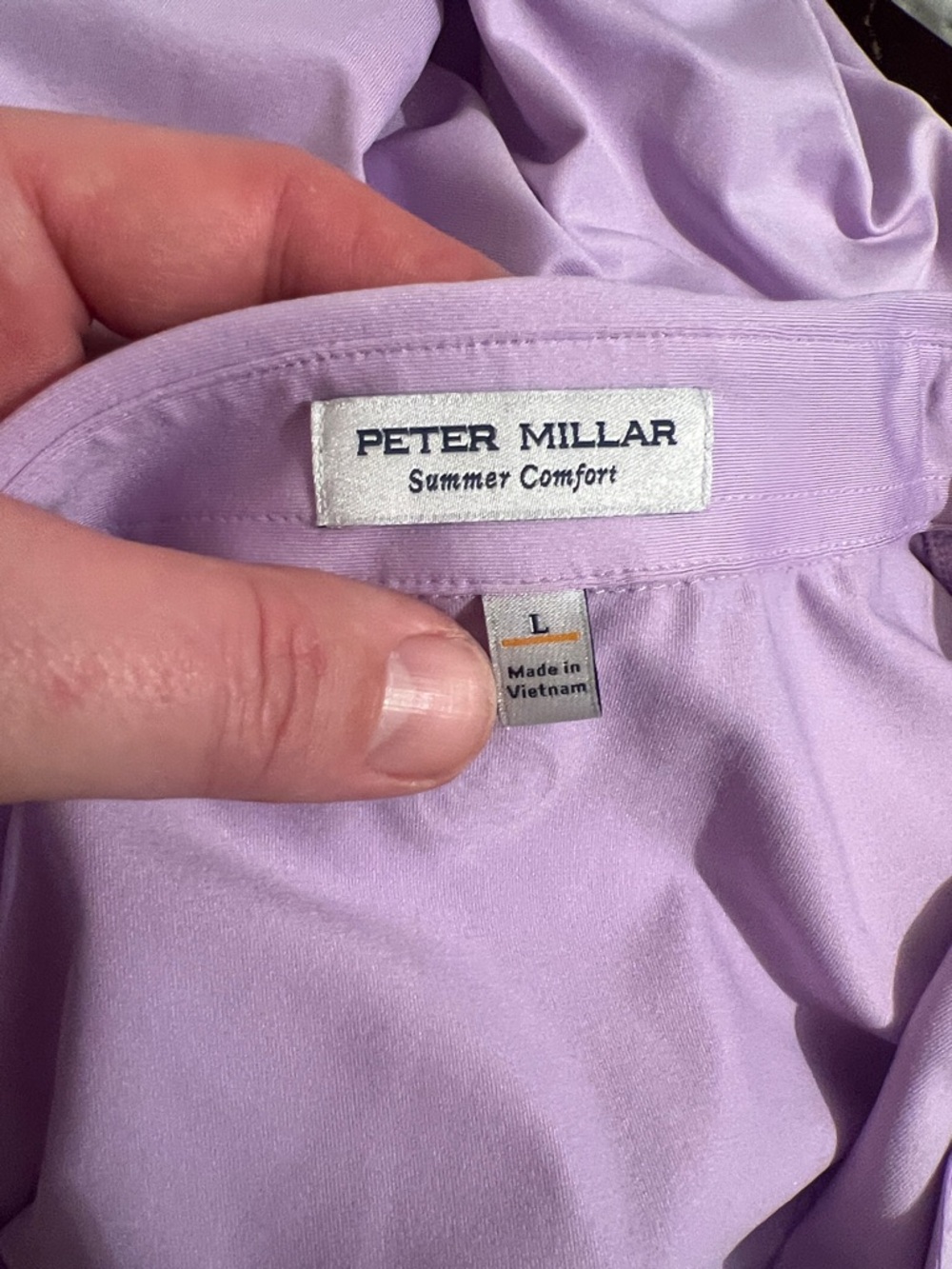 Peter Millar Solid Performance Golf Polo in Petal… - image 7